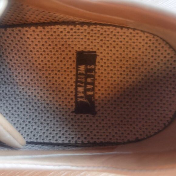 Gold Jeweled Leather Sneakers Runners Mesh Bling 90s - Picture 6 of 7